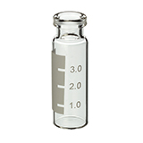 4.0ml WISP 48 Crimp Top Vial (clear) w/White Graduated Marking Spot, pk.1000